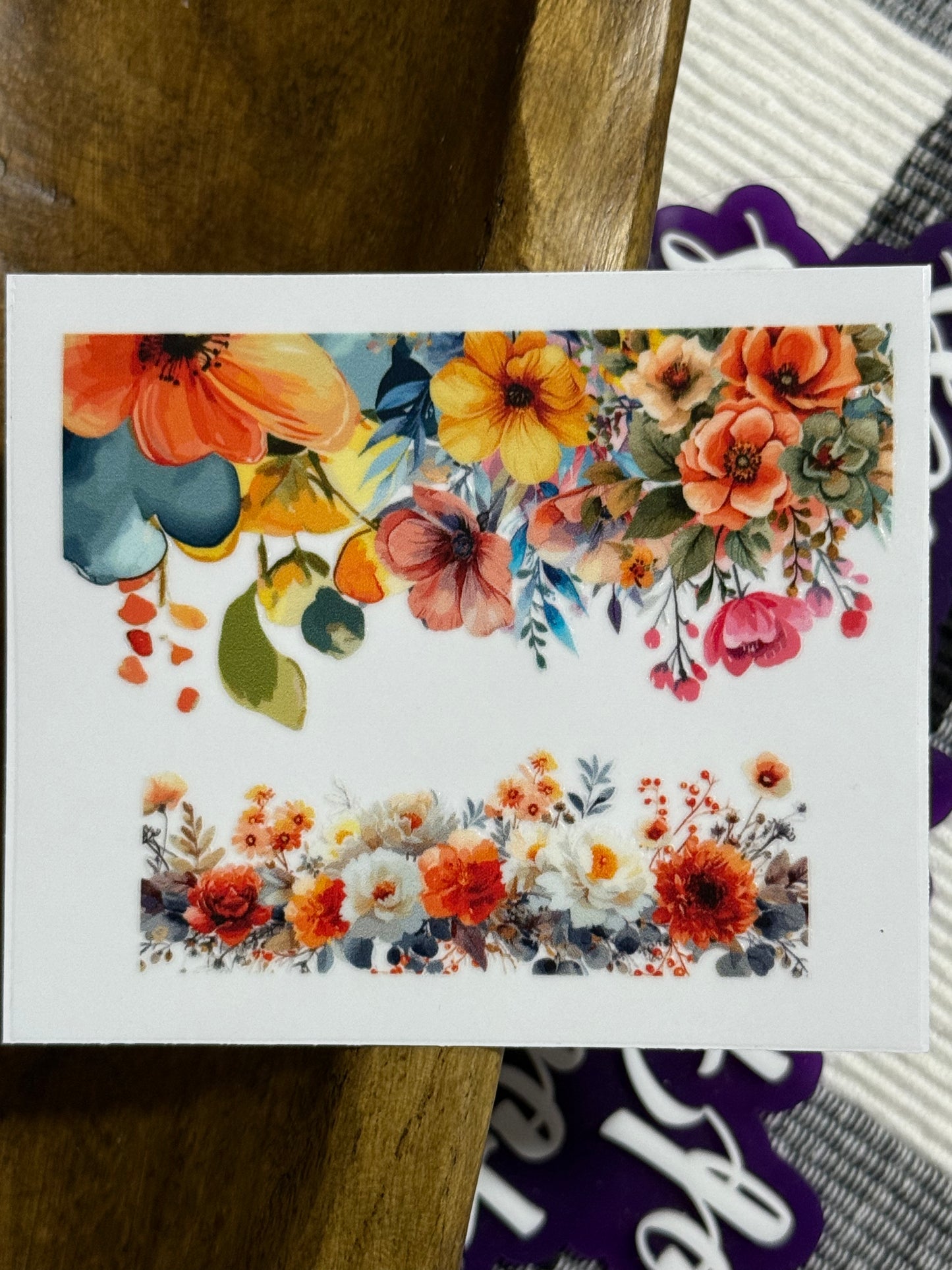 Mini Keychain Tumbler UVDTF Transfer