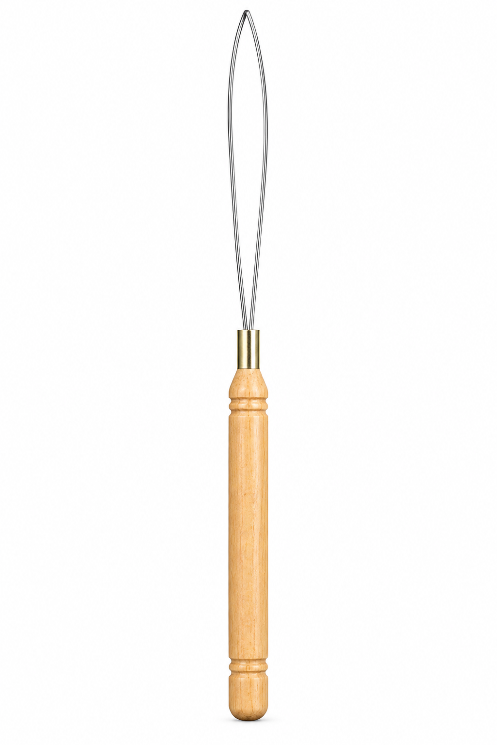 14cm Wood Handle Jewelry Needle Hook Tool – Bead Threading & DIY Jewelry Making