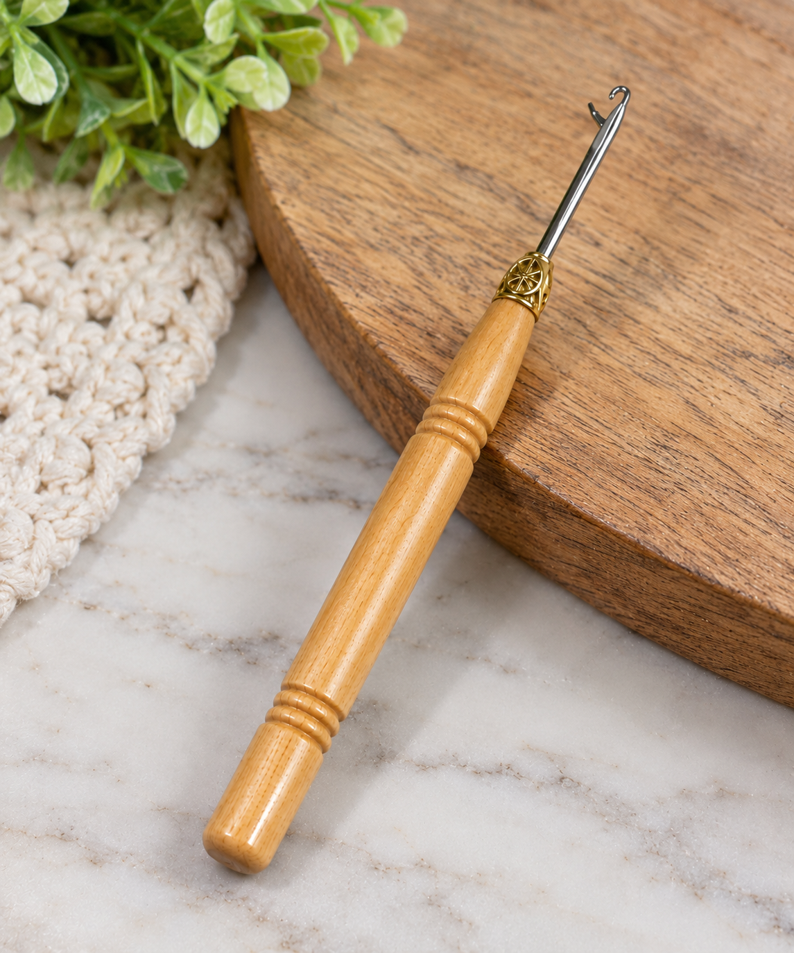 Wood Handle Needle Hook Tool – Beading, Jewelry Making & DIY Crafts