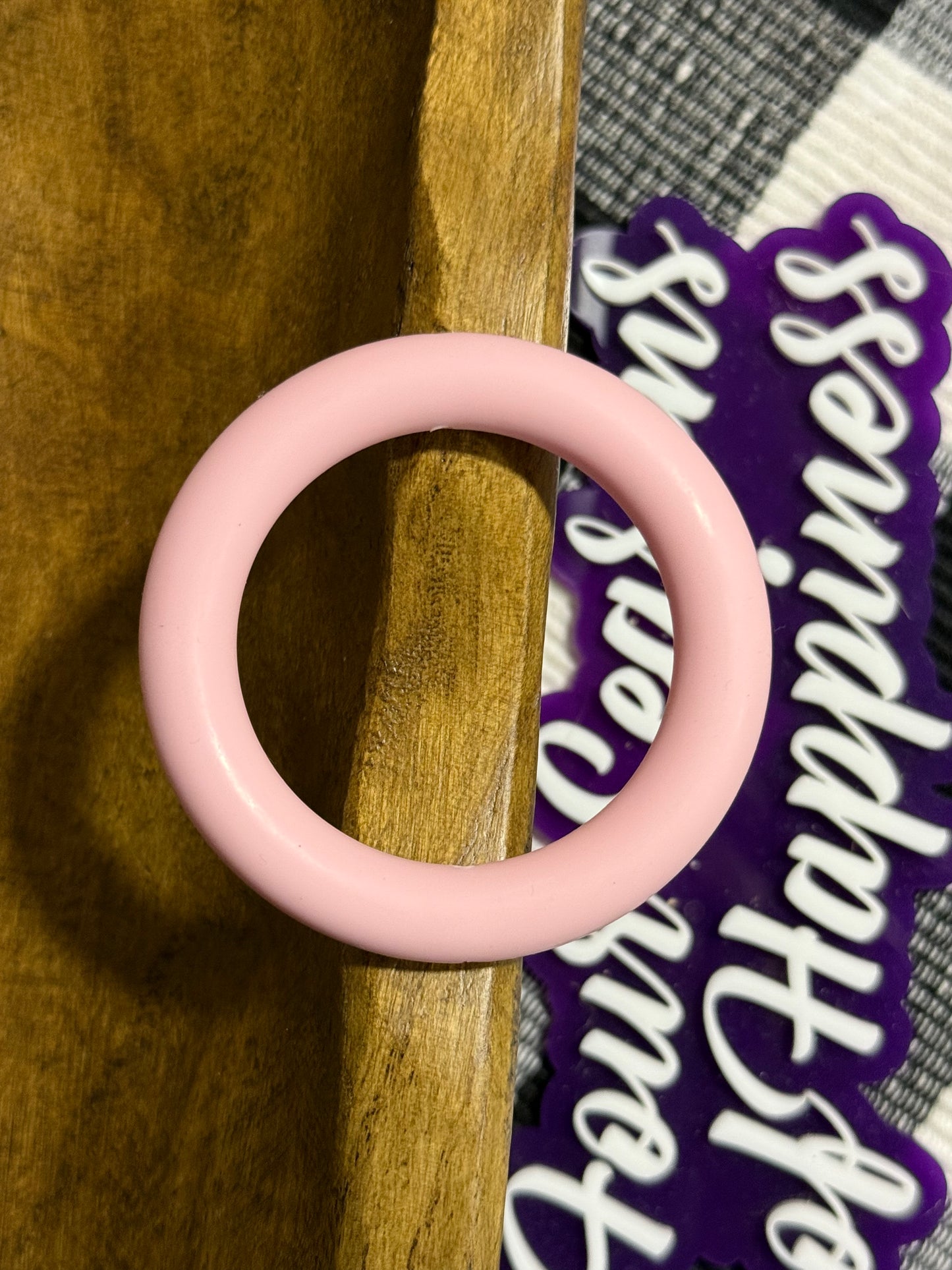 65mm Silicone Ring Bead White Turquoise Purple Pink Red Gray Green