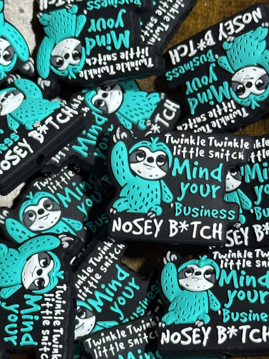 Twinkle Twinkle Little Snitch Silicone Focal Bead