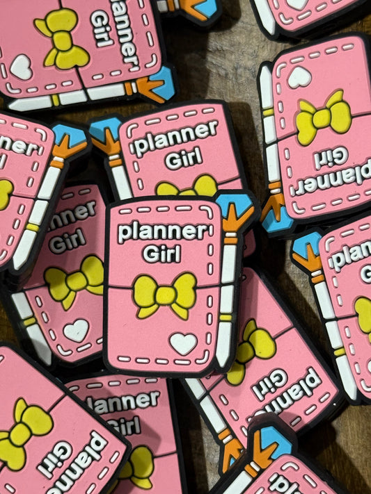 Planner Girl Silicone Focal Bead