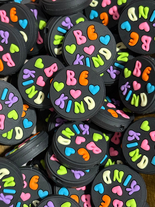 Be Kind Silicone Focal Bead