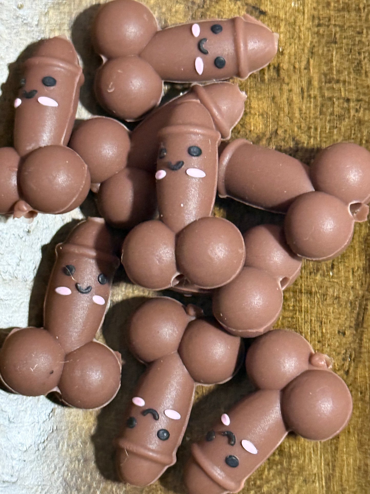 Little Weiner Silicone Focal Bead