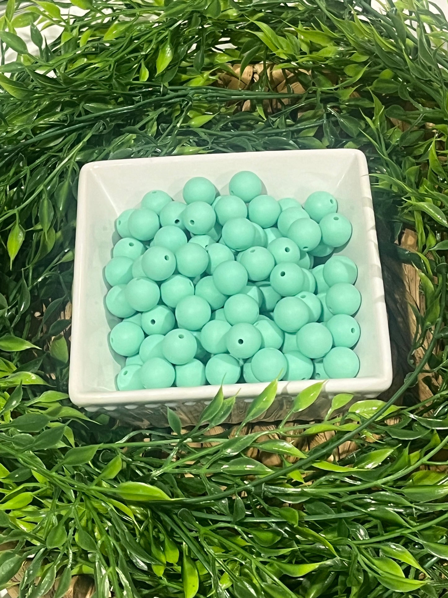 40 Count 12mm Silicone Bead Bag /Multicolor/Pen Beading/Crafting