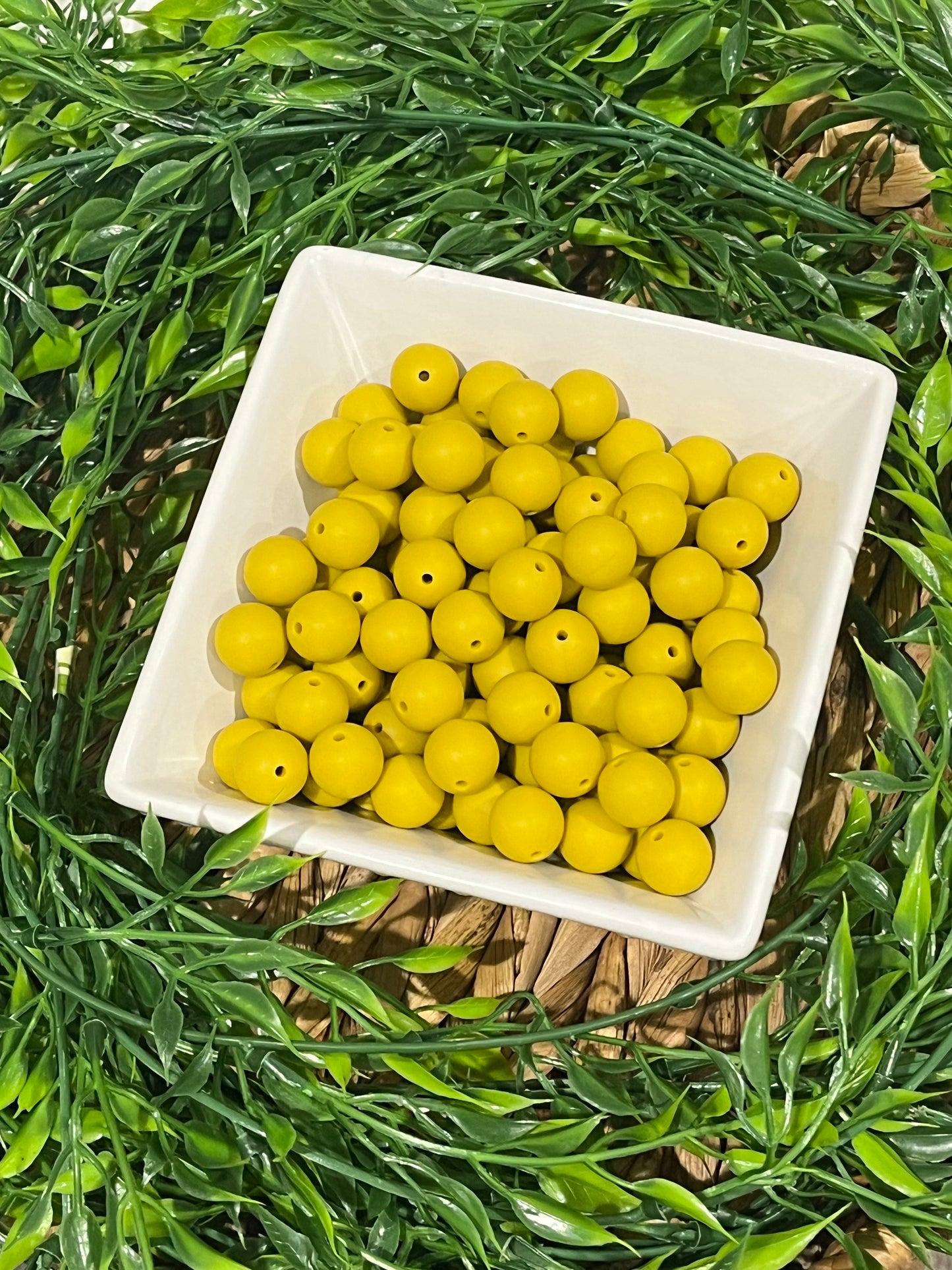 15mm Silicone Bead Solid Color Bead Multicolor Options Beading Crafting