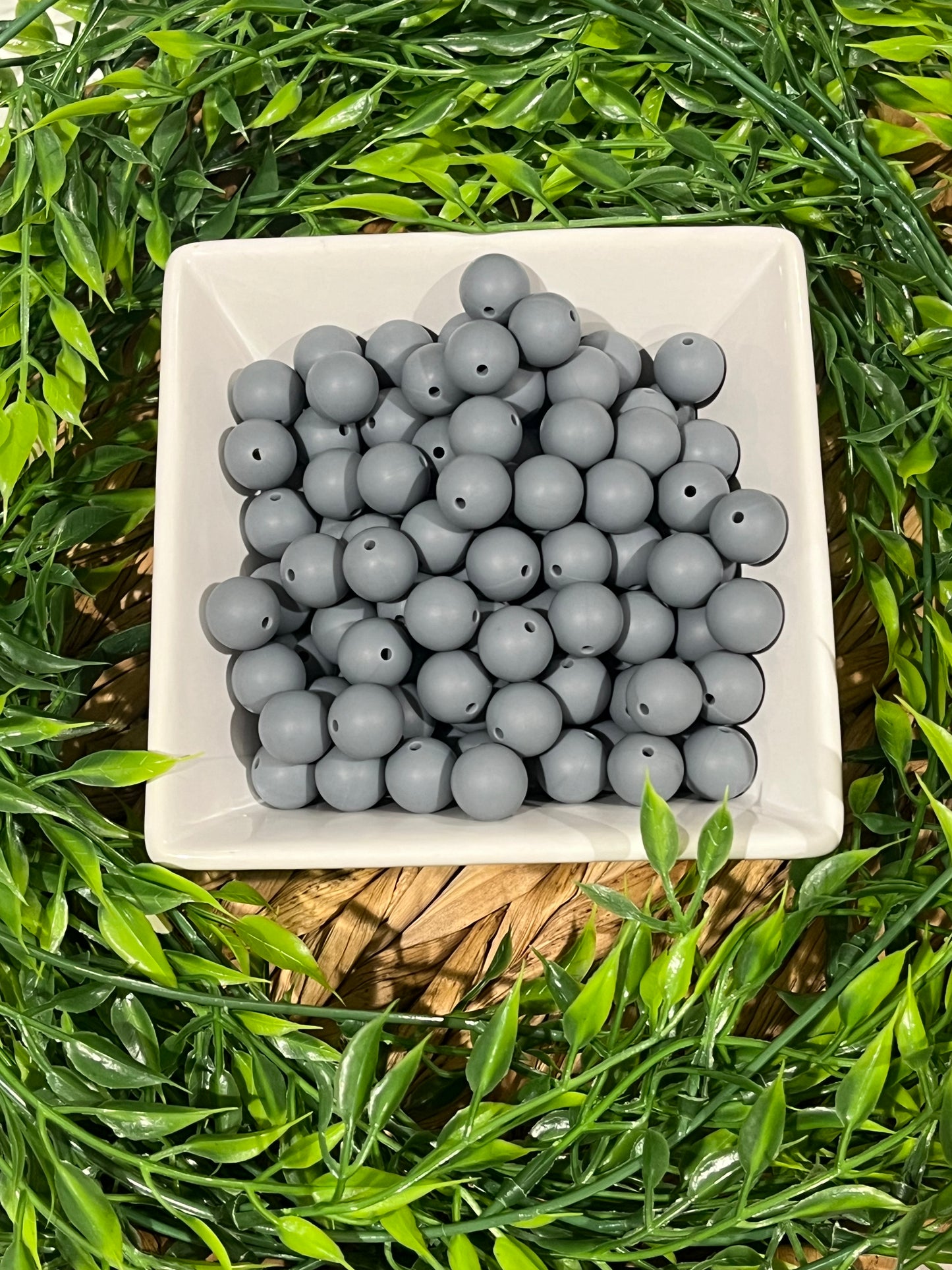 40 Count 12mm Silicone Bead Bag /Multicolor/Pen Beading/Crafting