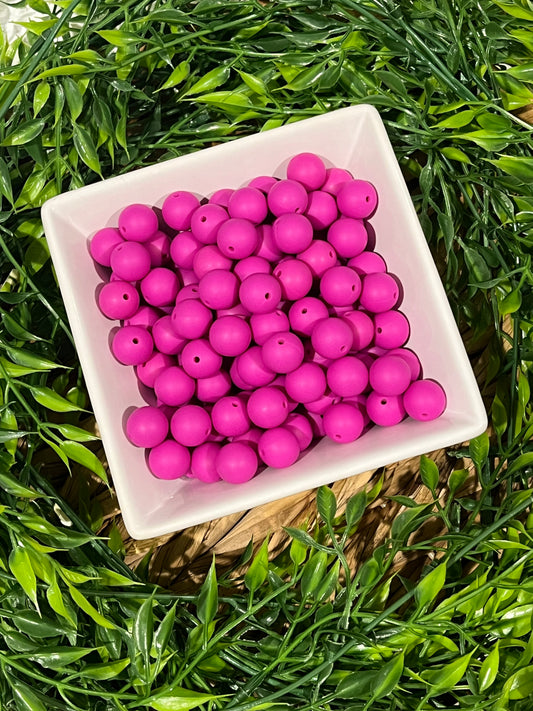 15mm Silicone Bead Solid Color Bead Multicolor Options Beading Crafting