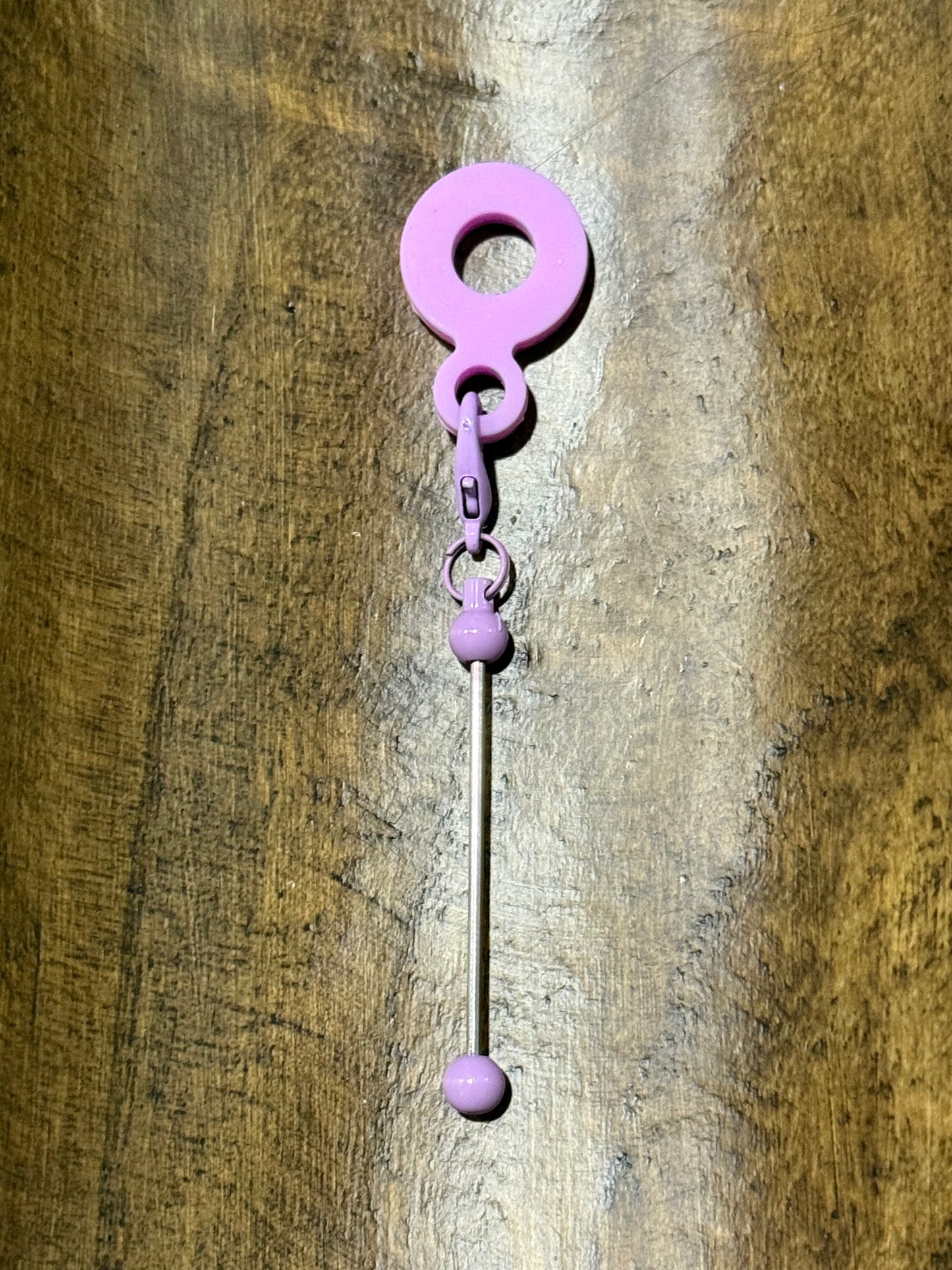 Silicone Blank Bead-able Straw Charm Multiple Color Options