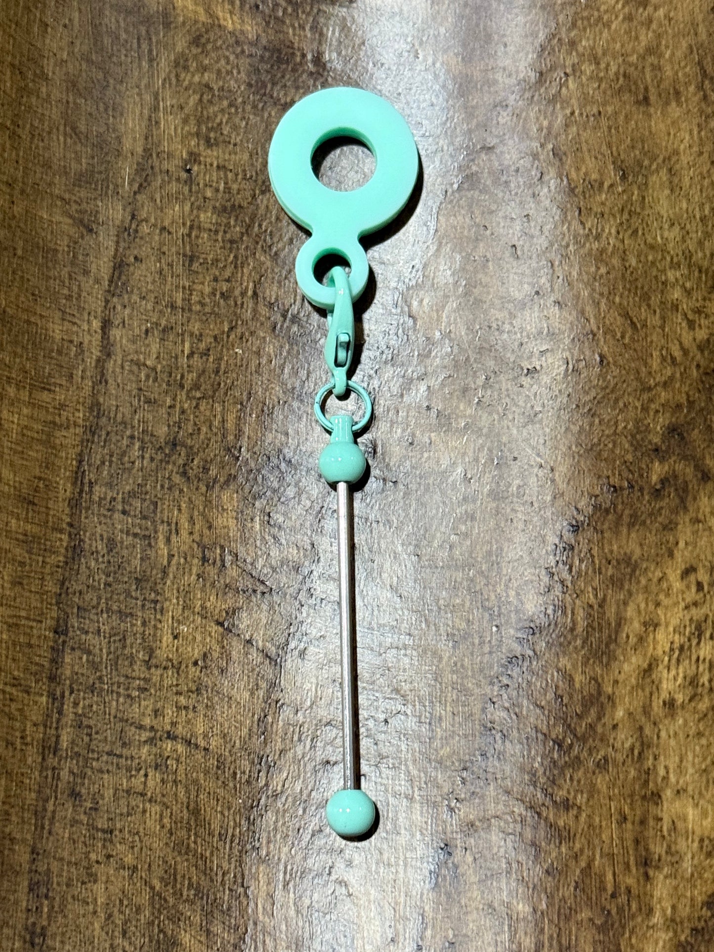 Silicone Blank Bead-able Straw Charm Multiple Color Options