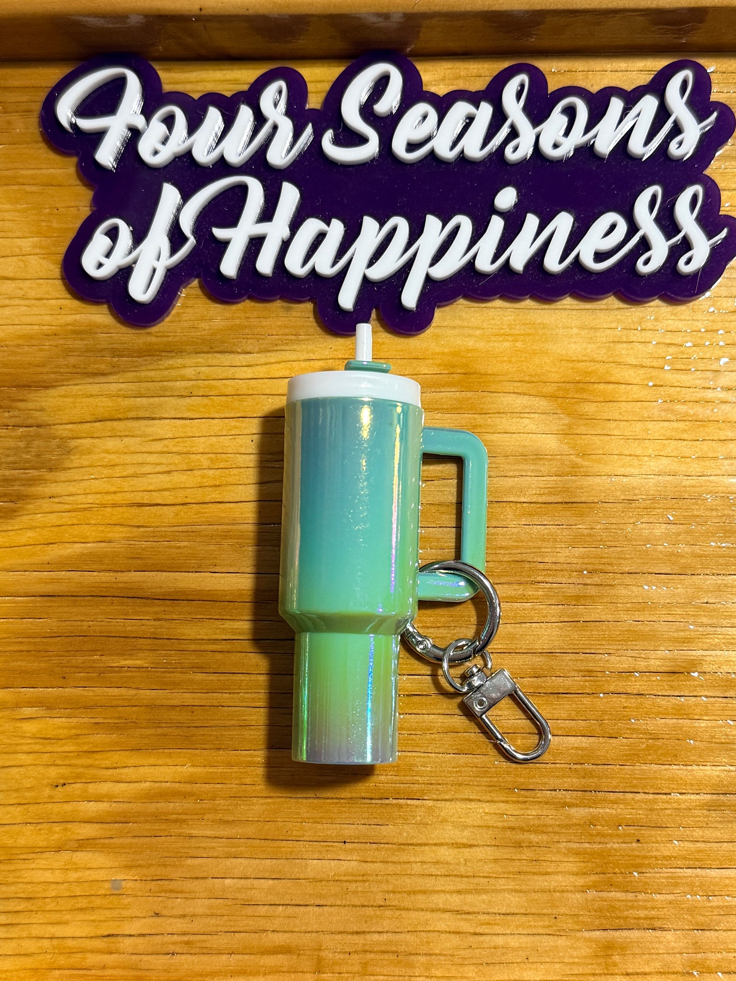 Create Happiness Mini Tumbler Charm Blanks – UVDTF DIY Cup Charms | Four Seasons of Happiness Pastel Collection
