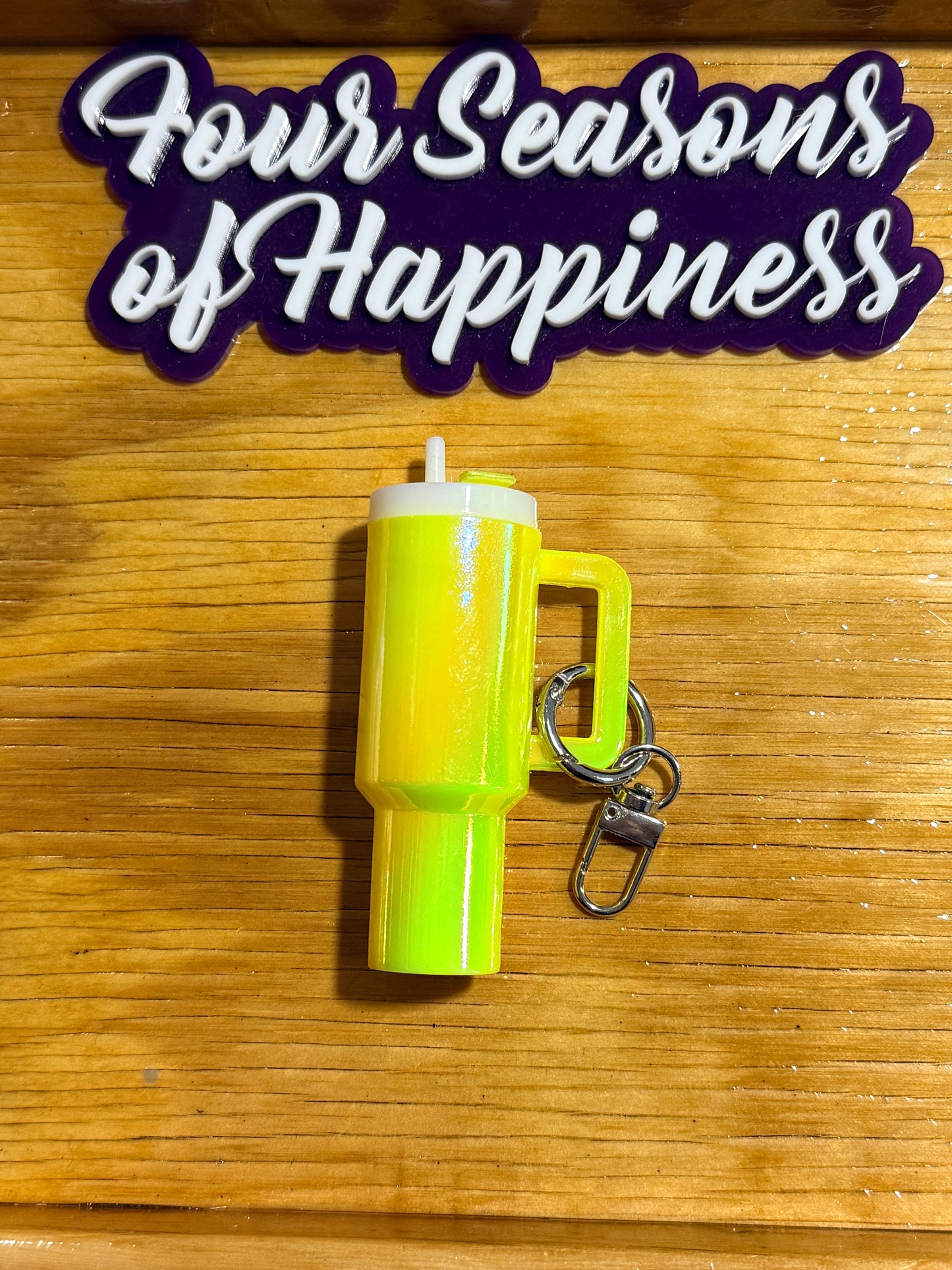 Create Happiness Mini Tumbler Charm Blanks – UVDTF DIY Cup Charms | Four Seasons of Happiness Pastel Collection