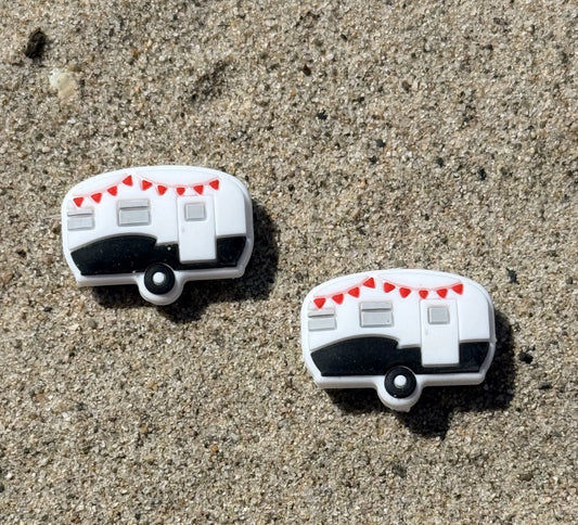 Camper trailer silicone focal beads for beadable pens, keychains and DIY camping crafts – Four Seasons of Happiness