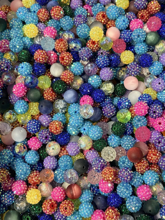 Happiness Burst 16mm Acrylic Bead Scoop Mix – FSOH Colorful Craft Beads