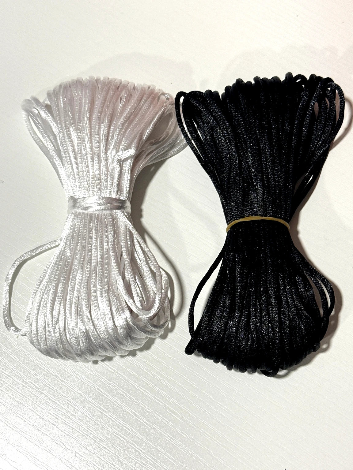 FSOH white nylon cord for bracelet making and DIY jewelry crafts durable beading string