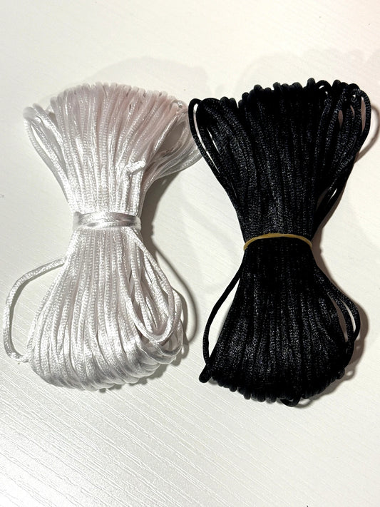 FSOH white nylon cord for bracelet making and DIY jewelry crafts durable beading string